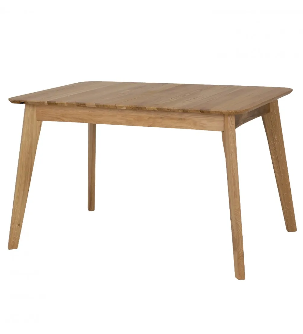 Stół rozkładany ZANDI 120 cm - 157 cm drewno dąb