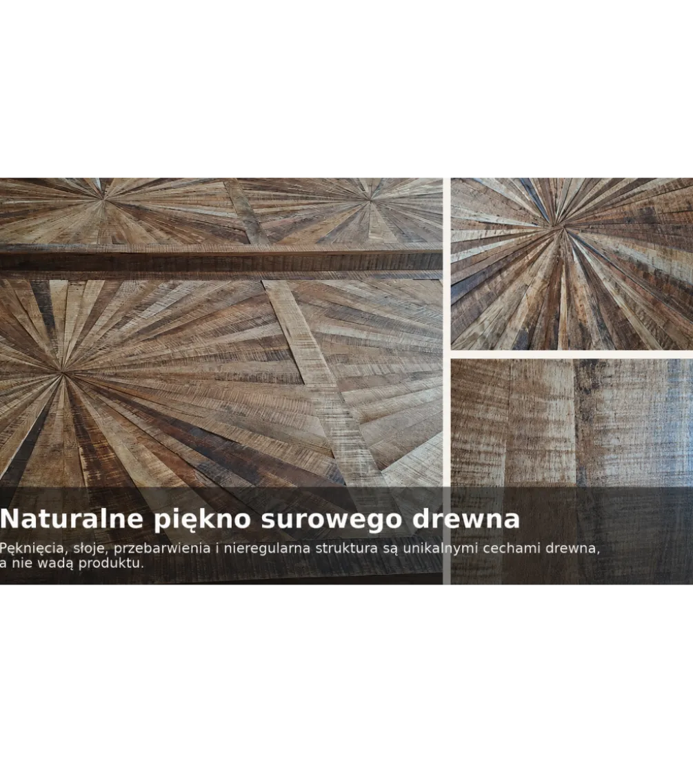 Stół SCALO 200 cm drewno mango