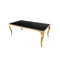 Stół TRENTINO Modern Barock 200 cm czarny