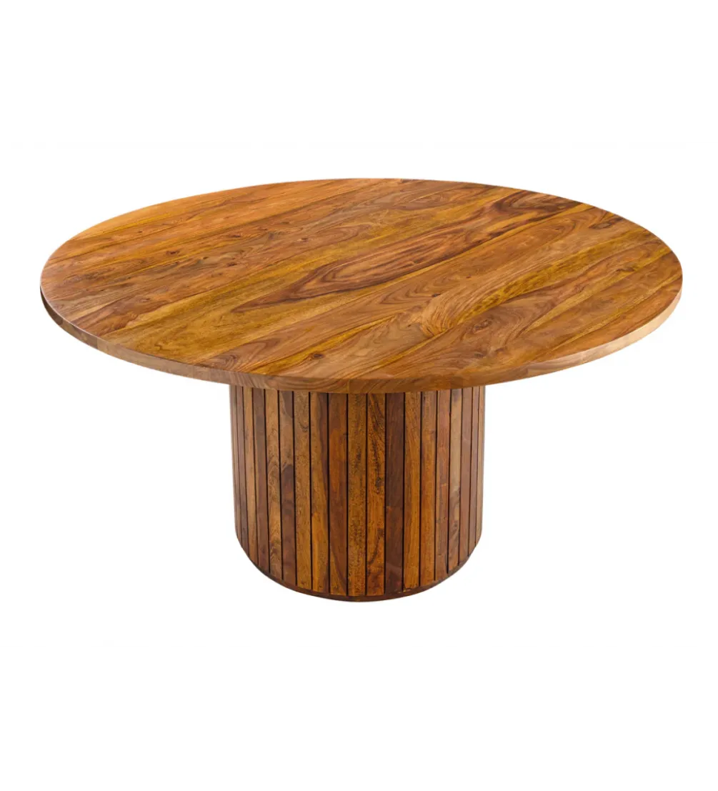 Stół TRES CHIC 120 cm drewno sheesham naturalny