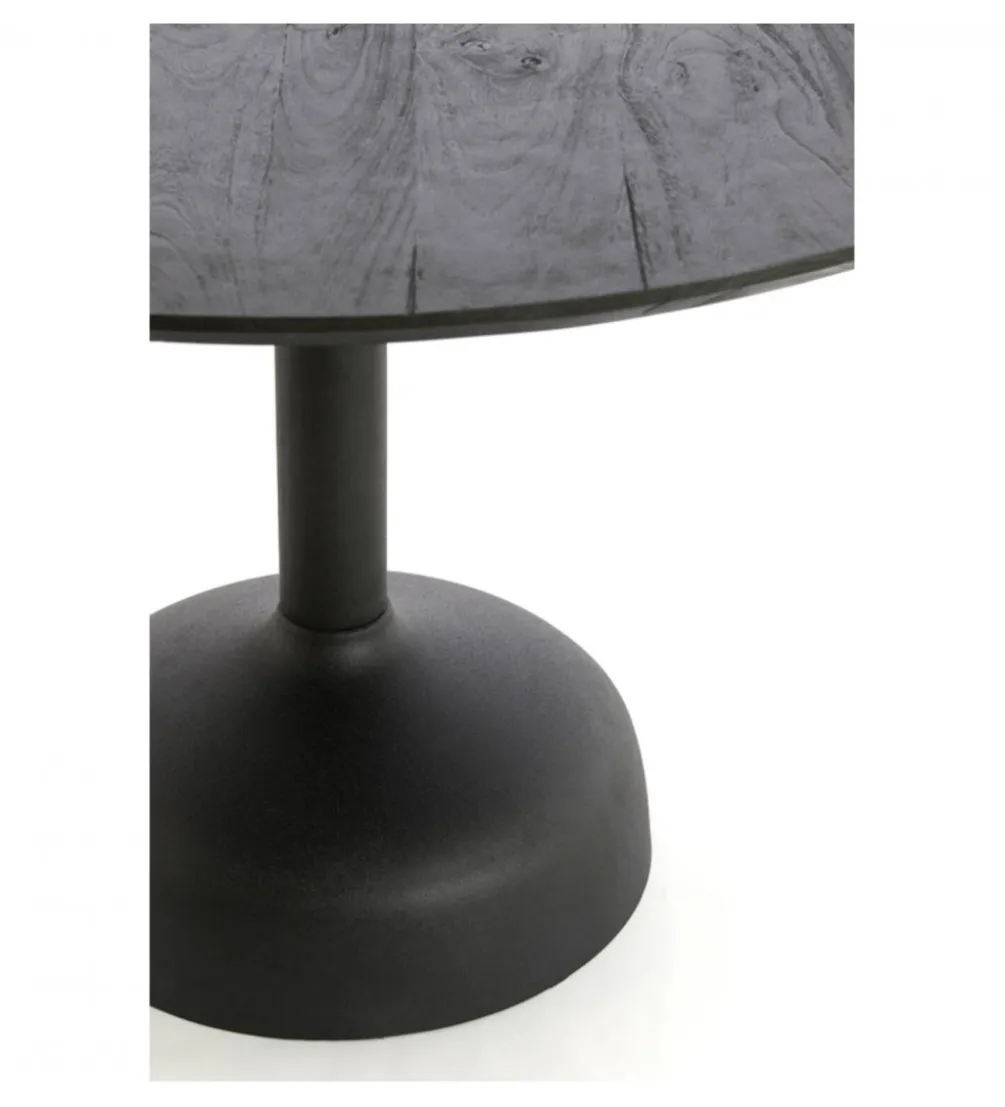 Stół TUNJA 120 cm czarny