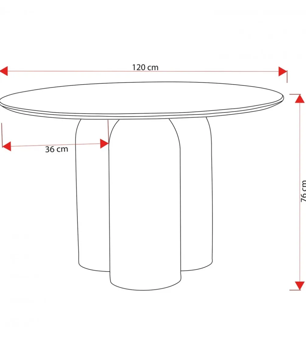 Stół UKAPI 120 cm drewno mango