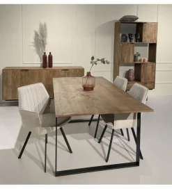 Stół VALDEREZ 200 cm drewno mango