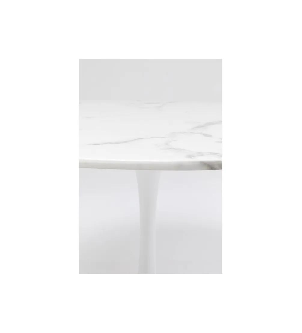 Stół VENETO 110 cm marmur biały
