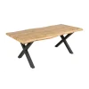 Stół WILD 160 cm nogi  X wygląd naturalnego dębu