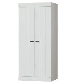 Szafa CONNECT 175 cm drewno sosny biała