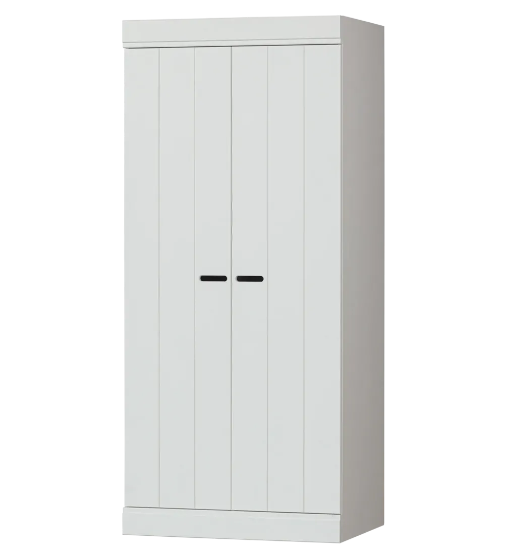 Szafa CONNECT 175 cm drewno sosny biała