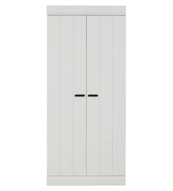 Szafa CONNECT 175 cm drewno sosny biała