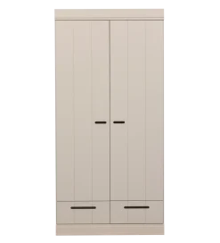 Szafa DRAWER 195 x 94 cm drewno sosna dust