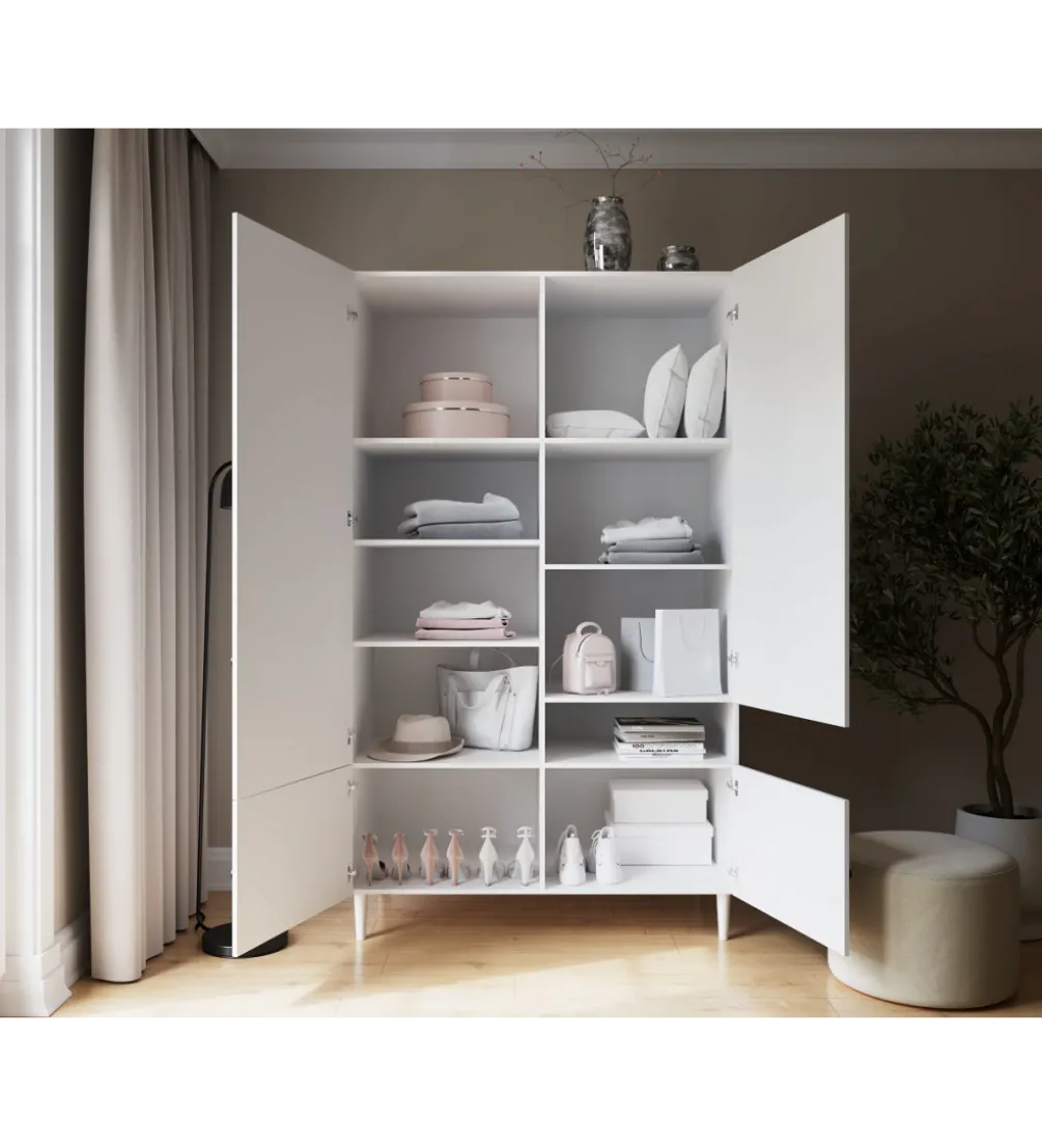 Szafa DULLUM 120 cm biały