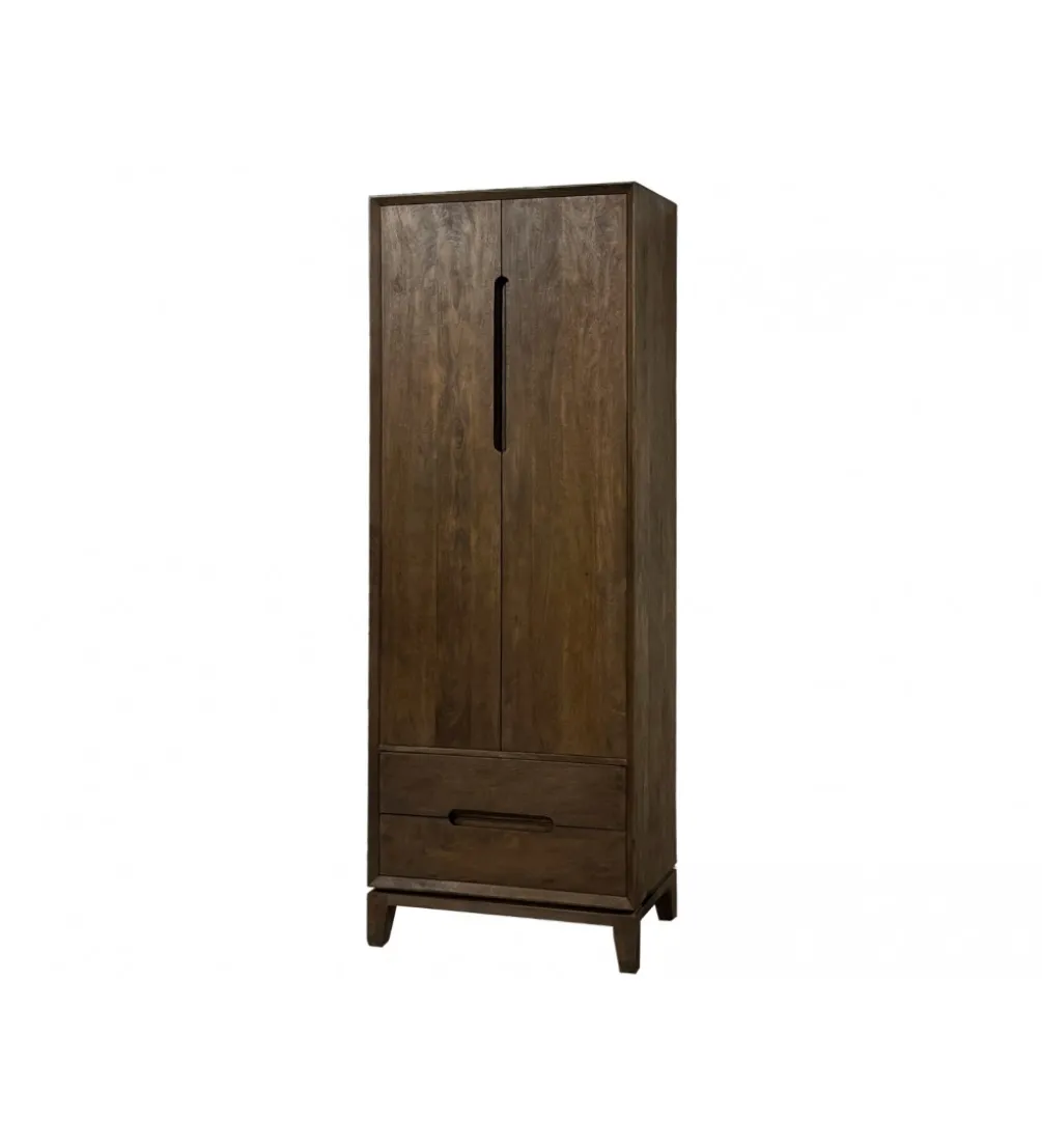 Szafa KORTE 75 cm drewno mango brąz