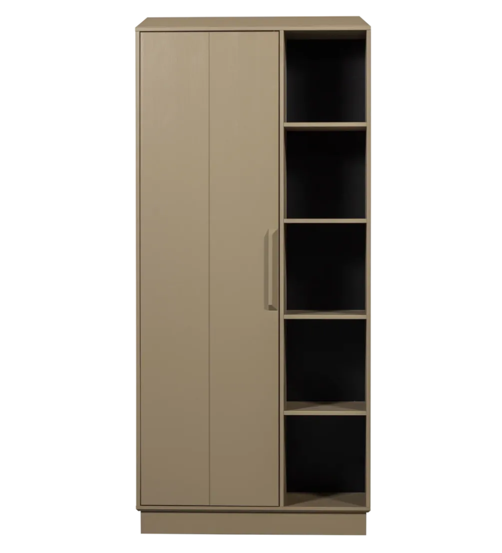 Szafa LOWEN 221 cm drewno sosny piaskowa
