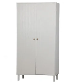 Szafa MADU 195 cm drewno sosna szara