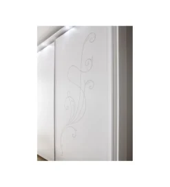 Szafa NIVEA 243 Cm X 230 Cm Biała Z Ozdobnym Nadrukiem