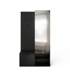 Szafa OTURRA 189 cm z lustrem czarna