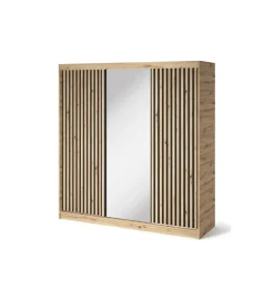 Szafa przesuwna EMERIO III 180 cm kolor dąb artisan