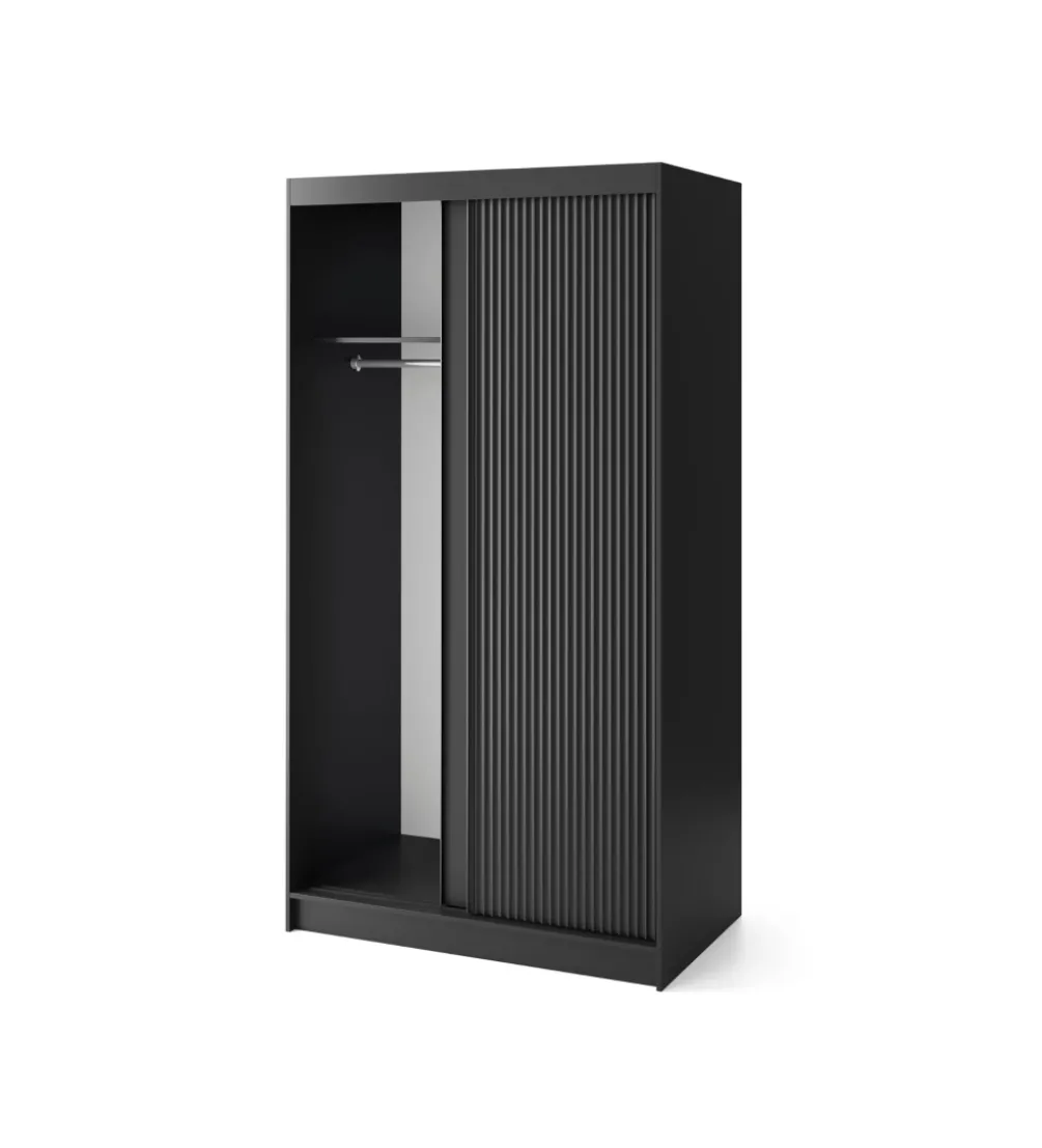 Szafa przesuwna PRESCCO II 220 cm czarna