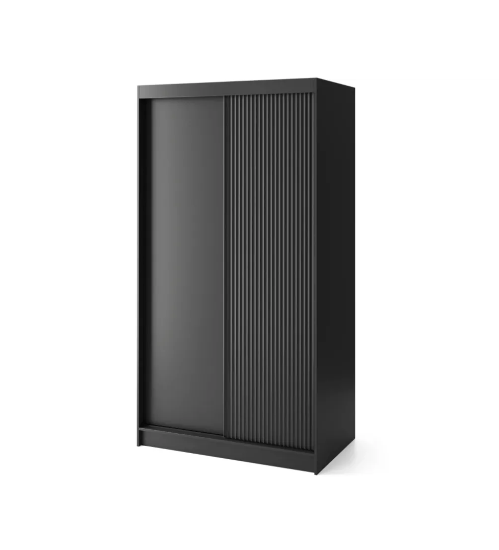 Szafa przesuwna PRESCCO II 220 cm czarna
