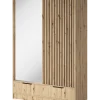 Szafa przesuwna VOODI II 120 cm z lustrem kolor dąb artisan
