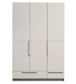 Szafa PURE 215 x 142 cm drewno sosny dust