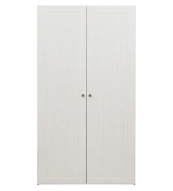 Szafa SIPKE 210 cm drewno sosny biała