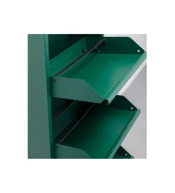 Szafka na buty CARUSO 119 cm zielona