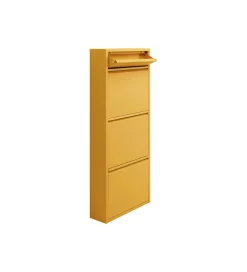 Szafka na buty CARUSO 119 cm żółte