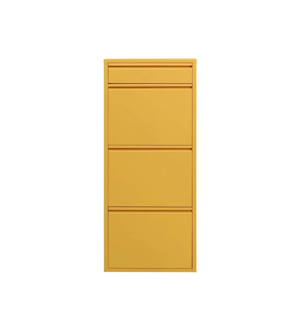 Szafka na buty CARUSO 119 cm żółte