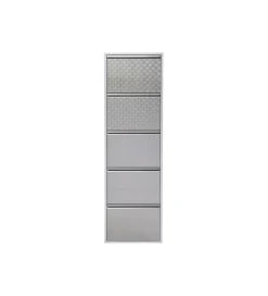 Szafka na buty CARUSO 170 cm srebrna