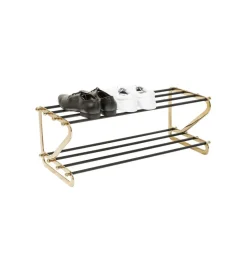 Szafka na buty WALK BIG 84 cm czarno - złoty
