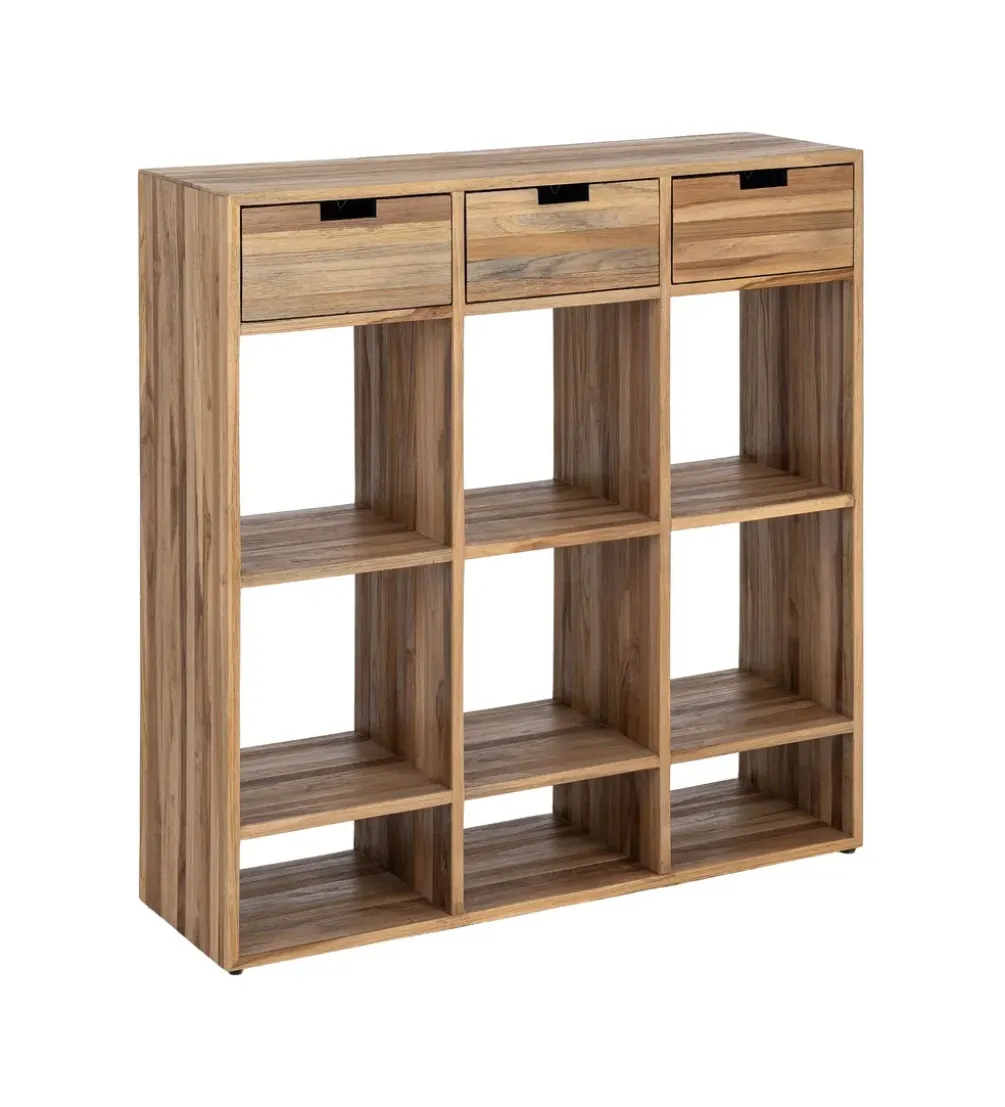 Szafka KURAN 96 cm drewno teak naturalny