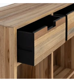 Szafka KURAN 96 cm drewno teak naturalny