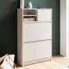 Szafka na buty FLURE 71 cm biała