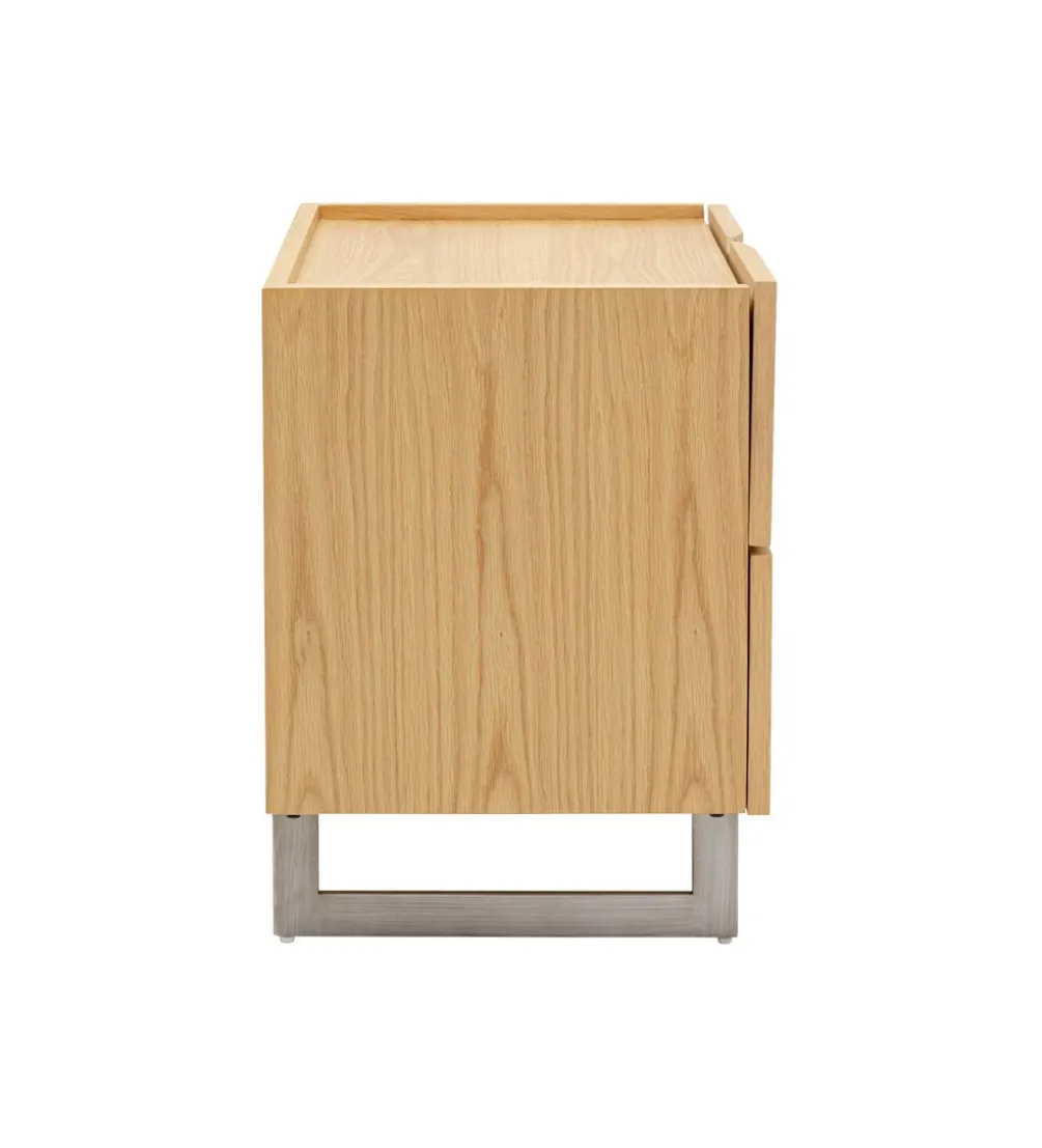 Szafka nocna GIULIO 55 x 58 cm naturalna