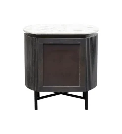 Szafka nocna GLENN 50 cm antracytowa
