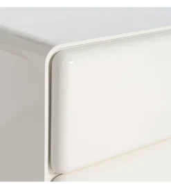 Szafka nocna LACQUER 56 cm kremowa