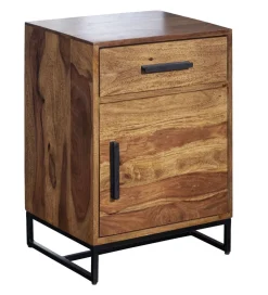 Szafka nocna LORENTE 45 cm drewno sheesham