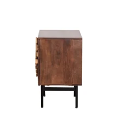 Szafka Nocna ROMBO 40 cm drewno mango brązowa