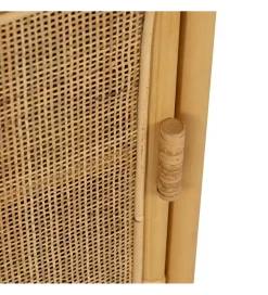 Szafka nocna SIZA 46 cm ratan naturalna