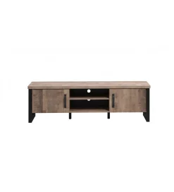 Szafka pod TV EMILE 166 cm w optyce dąb tytoniowo-brązowy