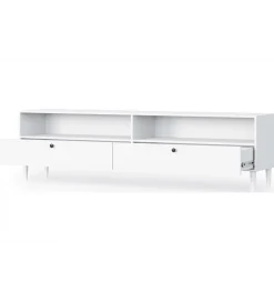 Szafka RTV DULLUM 200 cm biały