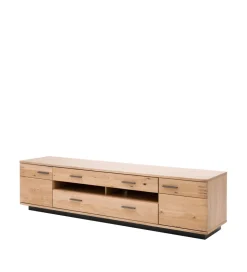 Szafka RTV SALVADOR 210 cm w optyce dębu naturalny