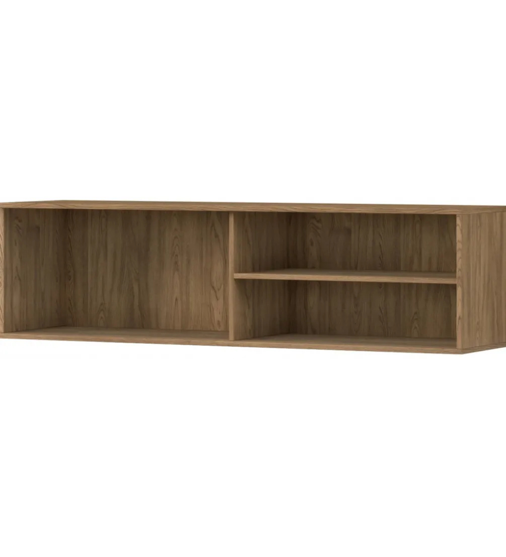 Szafka RTV wisząca ENTSIAN 150 cm w optyce dąb artisan