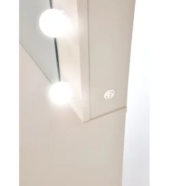 Toaletka HOLLYWOOD XL 120 cm kaszmir z oświetleniem LED