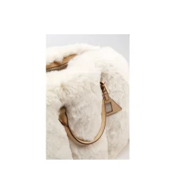 Torba MIKA FURR kremowa