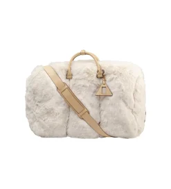 Torba MIKA FURR kremowa
