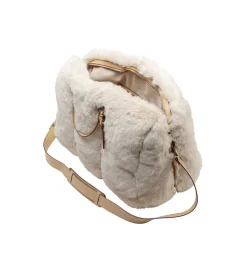 Torba MIKA FURR kremowa