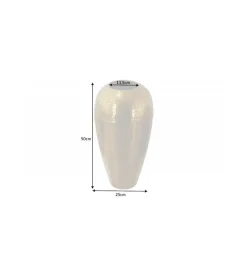 Wazon BRILANT 25 cm złoty