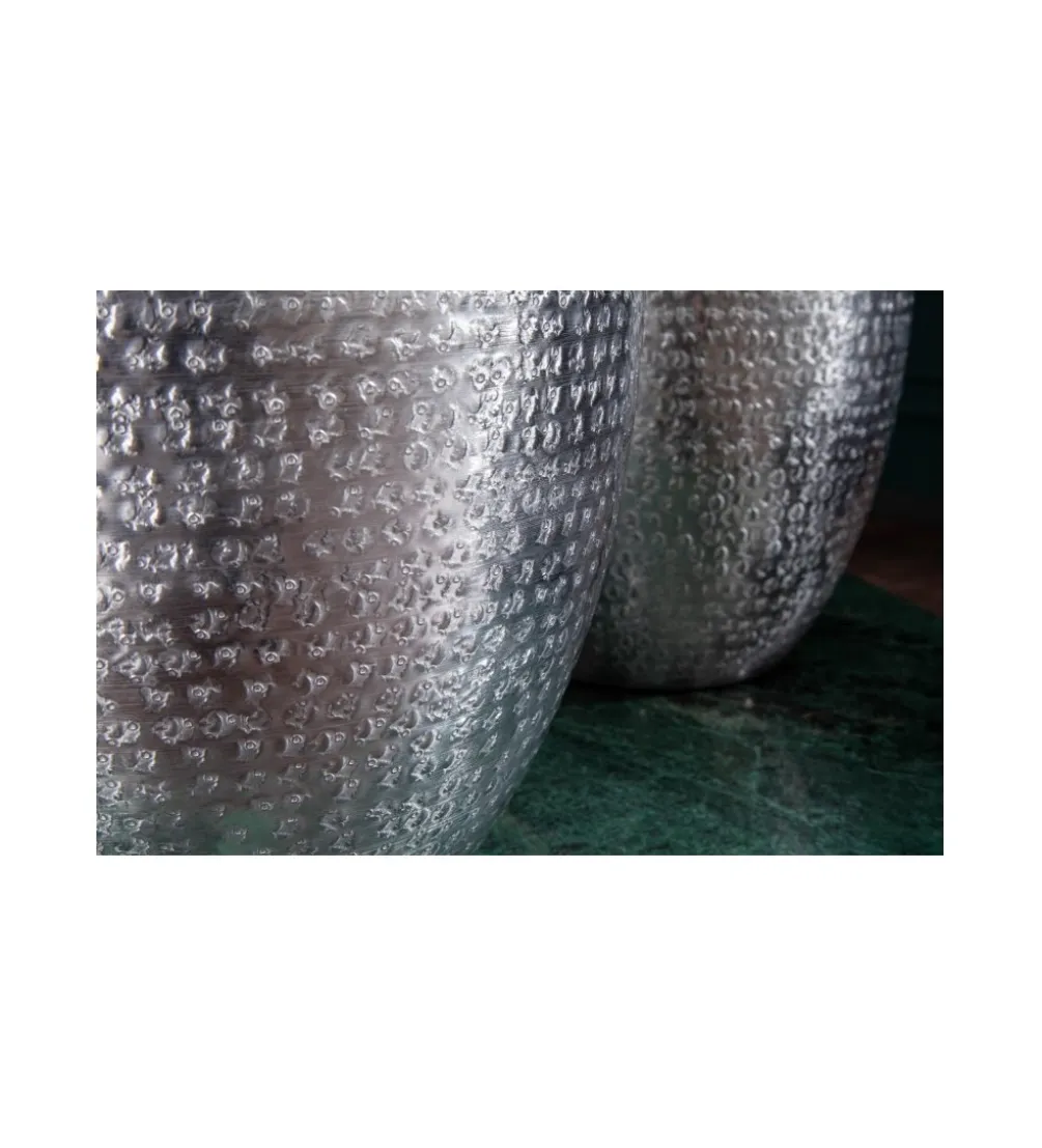 Wazon BRILANT set 2 srebrny