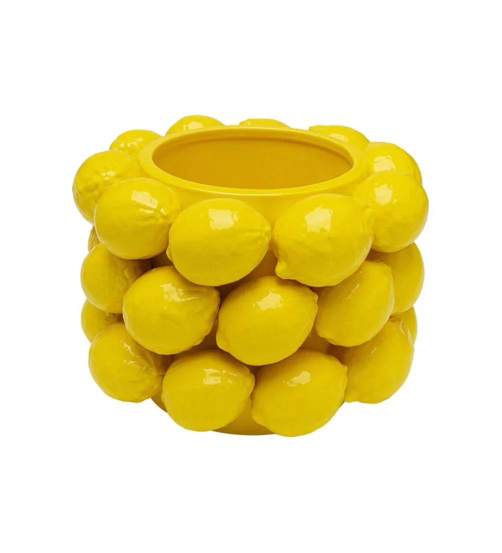 Wazon Lemon Juice 19 cm zółty